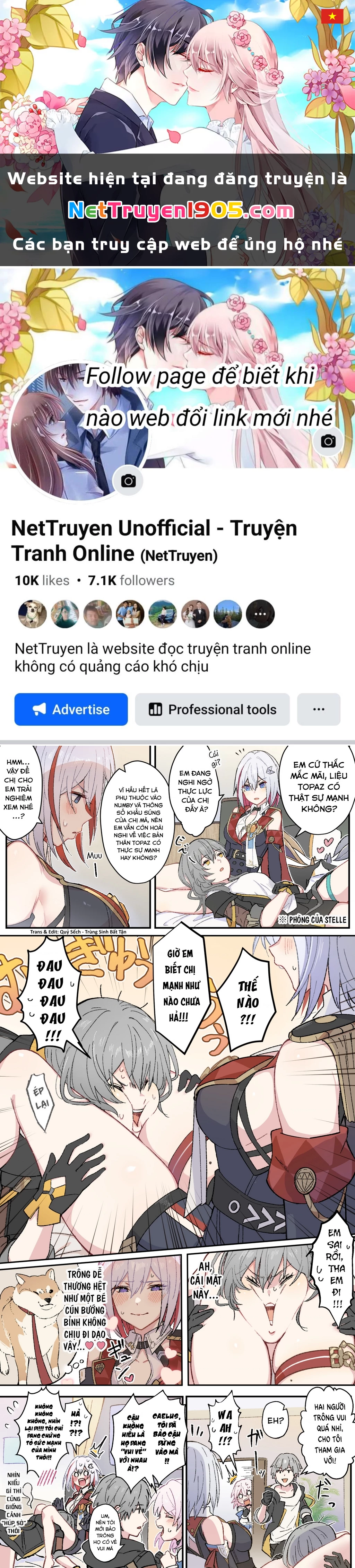 Tuyển tập truyện dịch của Page có hứng thì dịch Doujinshi Chapter 834 - 1