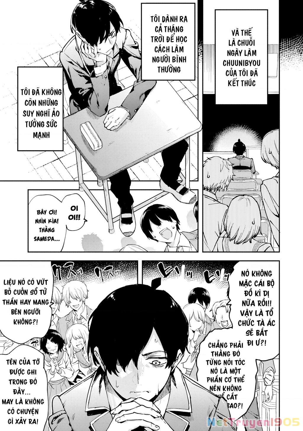 Sameda Kazuou không thể chữa khỏi hội chứng Chuunbiyo của mình Chapter 1 - 6