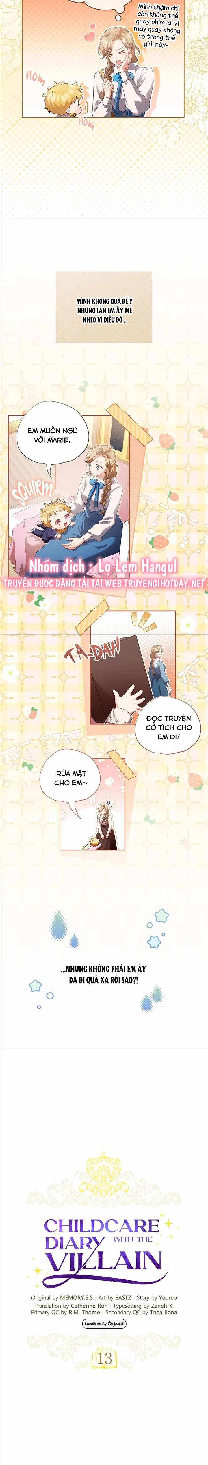 Nhật Ký Chăm Sóc Đứa Trẻ Của Nhân Vật Phản Diện Chapter 13 - 3