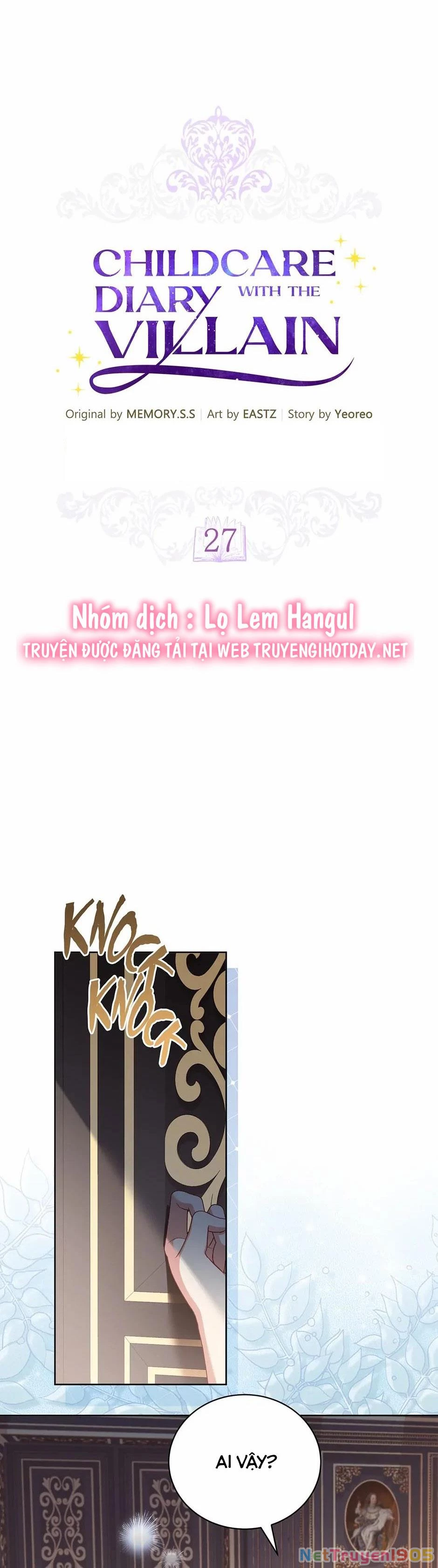 Nhật Ký Chăm Sóc Đứa Trẻ Của Nhân Vật Phản Diện Chapter 27 - 2