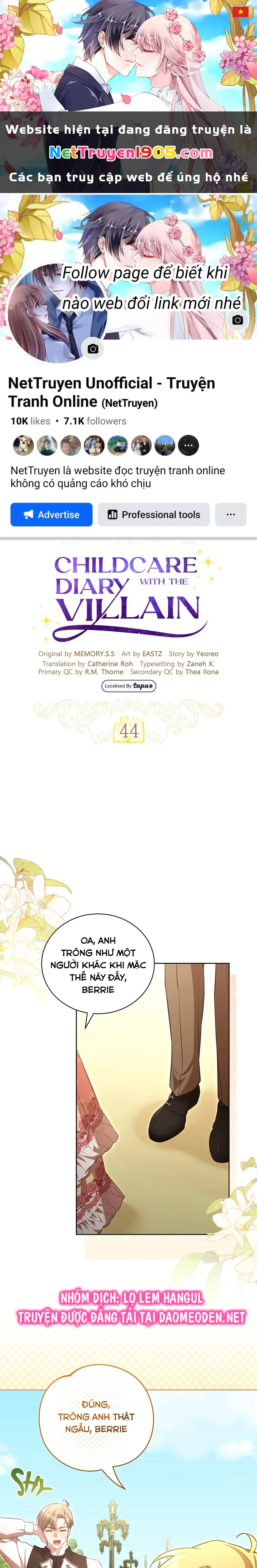 Nhật Ký Chăm Sóc Đứa Trẻ Của Nhân Vật Phản Diện Chapter 44 - 1