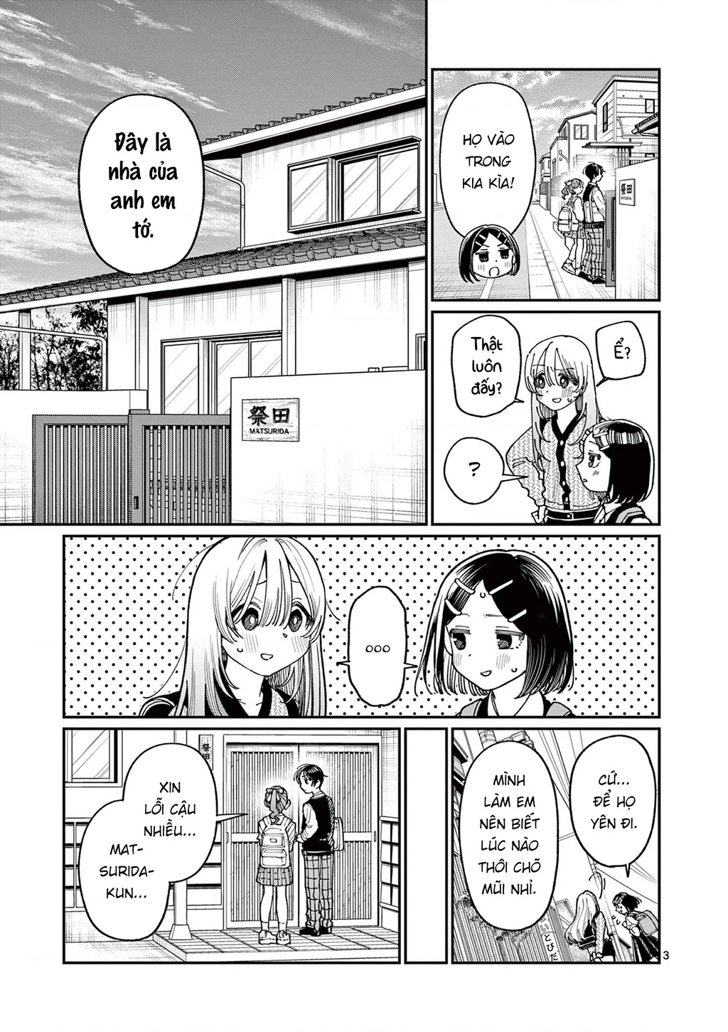 Tình yêu màu Lam nhà Wakaba Chapter 21 - 3
