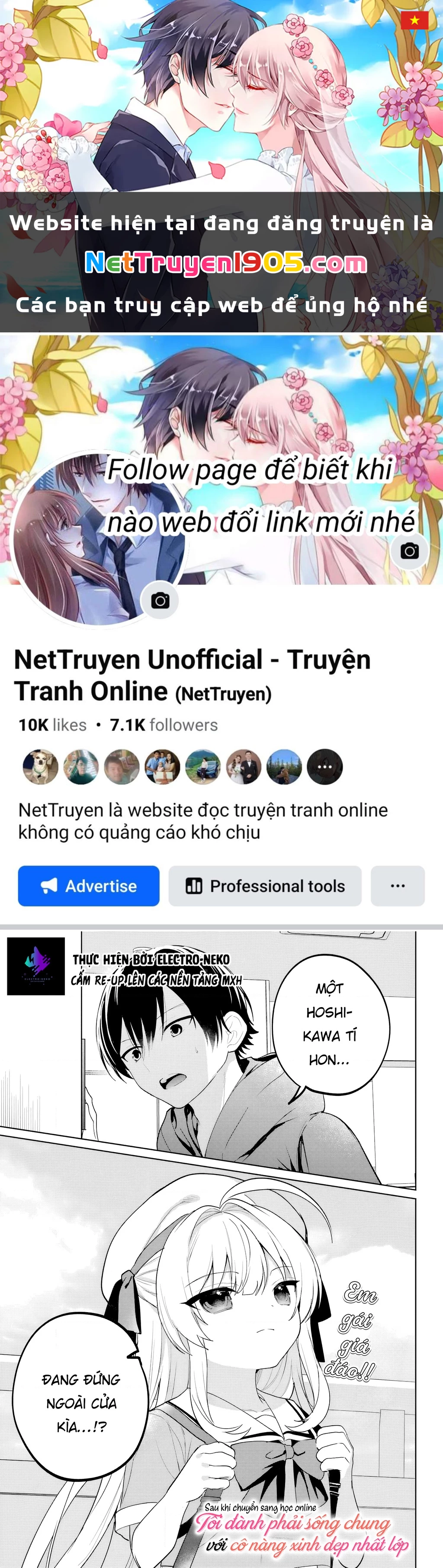 Tôi Sống Chung Với Cô Gái Đẹp Nhất Trường Trong Thời Buổi Học Online Chapter 14 - 1