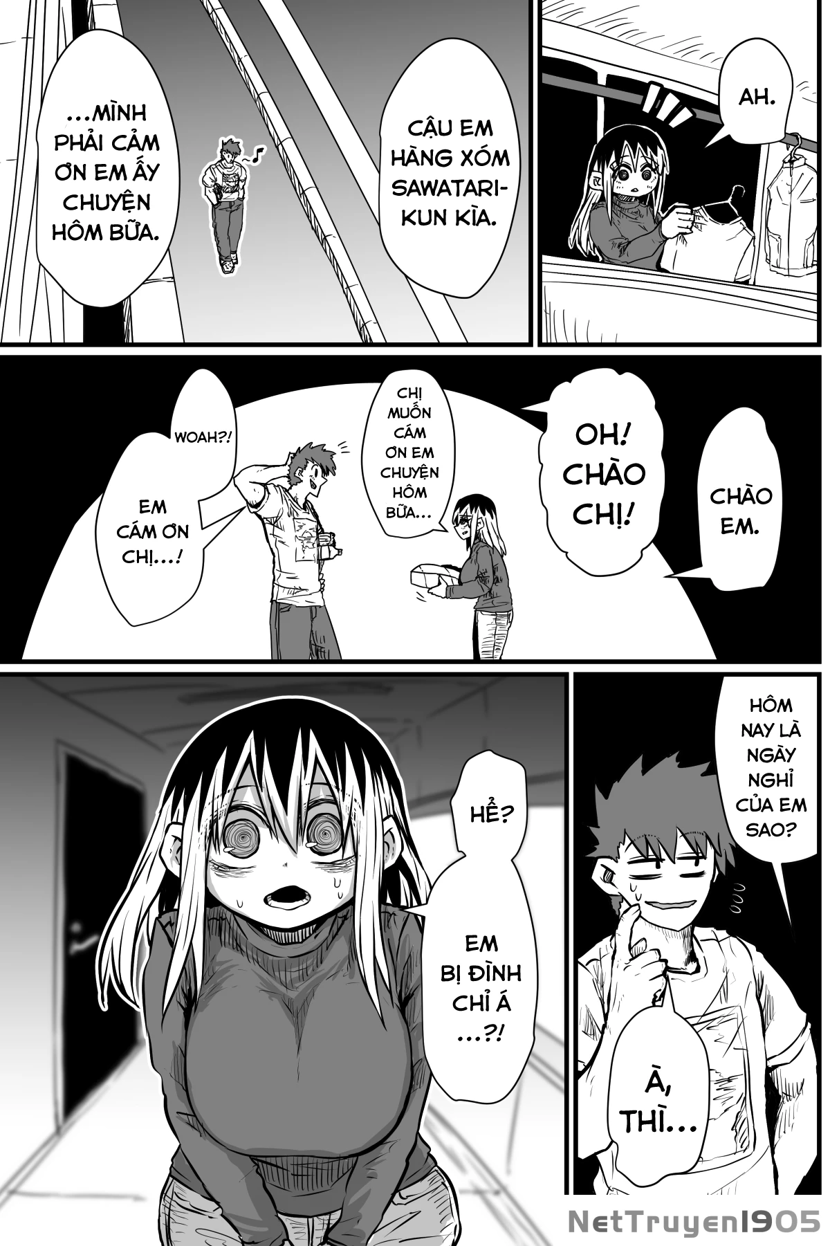 Bà Chị Goá Vợ Mít Ướt Nhà Bên Chapter 1 - 5