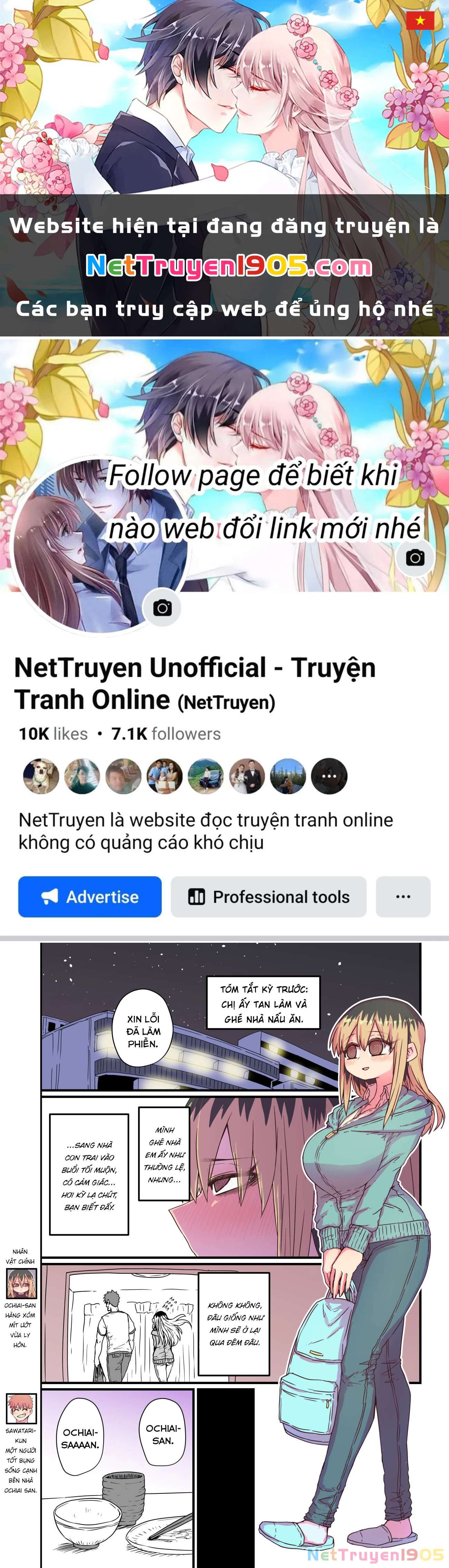 Bà Chị Goá Vợ Mít Ướt Nhà Bên Chapter 9 - 1