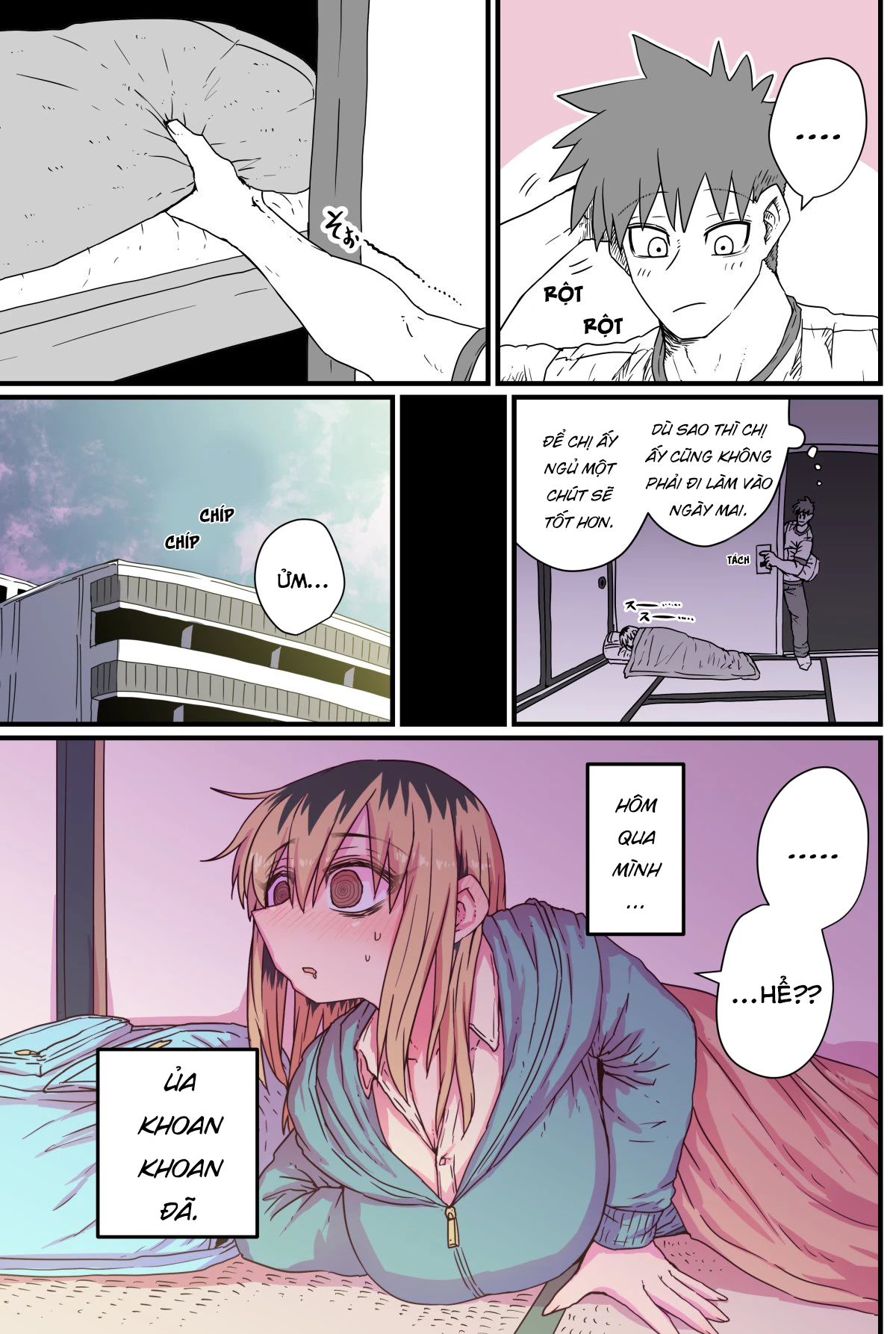 Bà Chị Goá Vợ Mít Ướt Nhà Bên Chapter 9 - 3