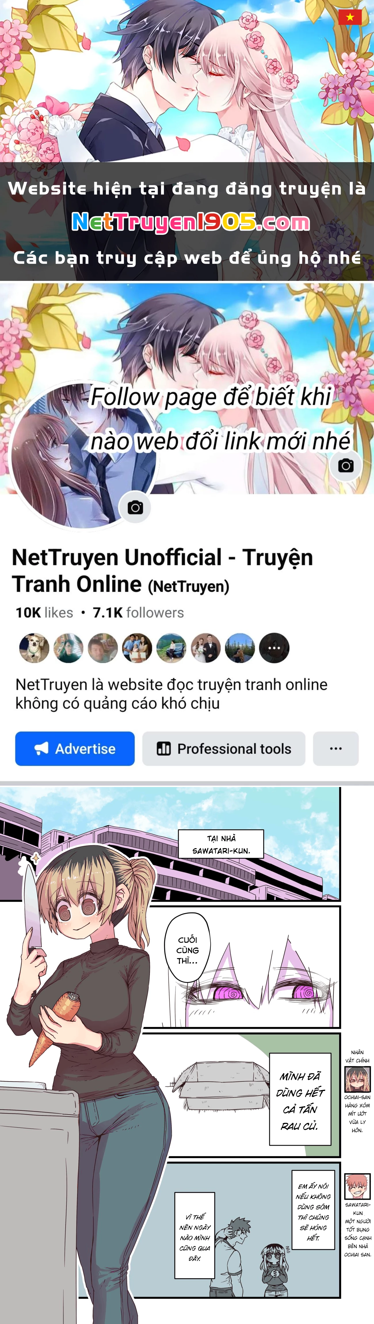 Bà Chị Goá Vợ Mít Ướt Nhà Bên Chapter 10 - 1
