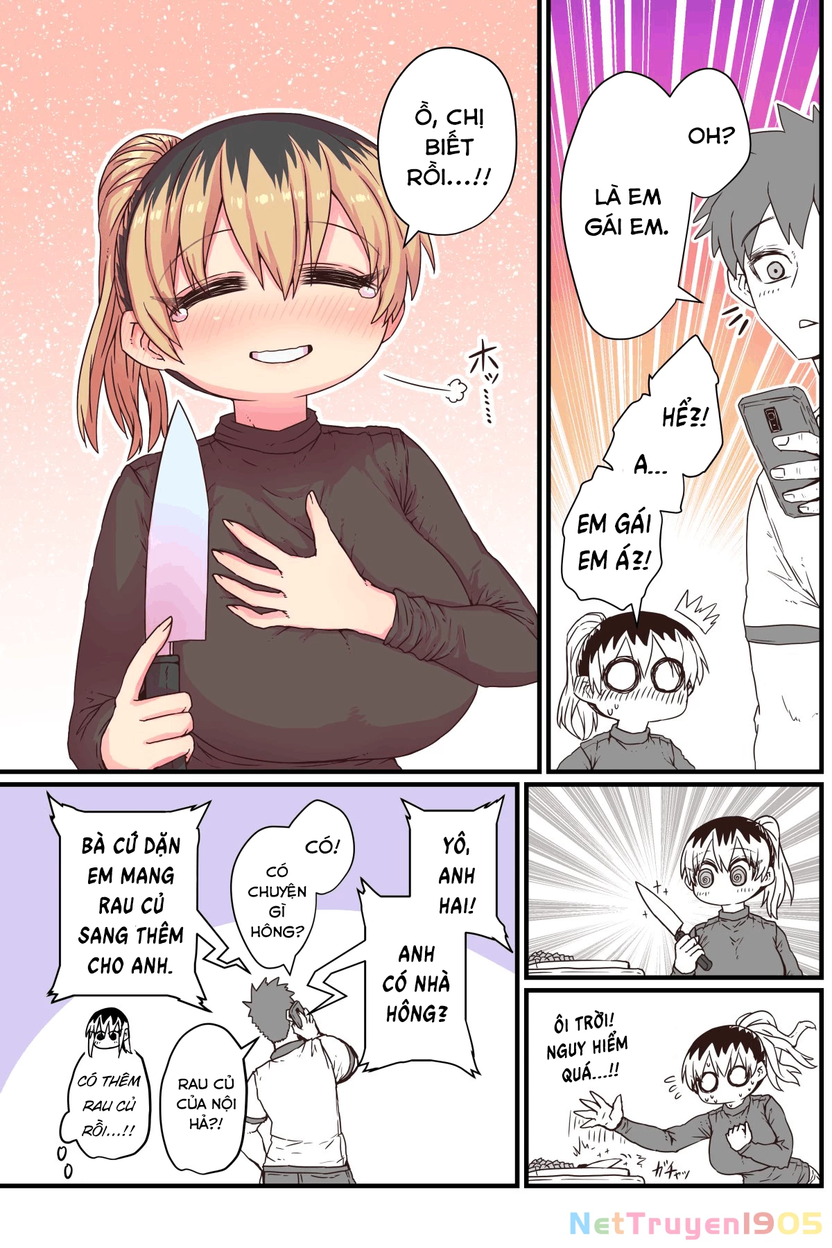 Bà Chị Goá Vợ Mít Ướt Nhà Bên Chapter 10 - 3