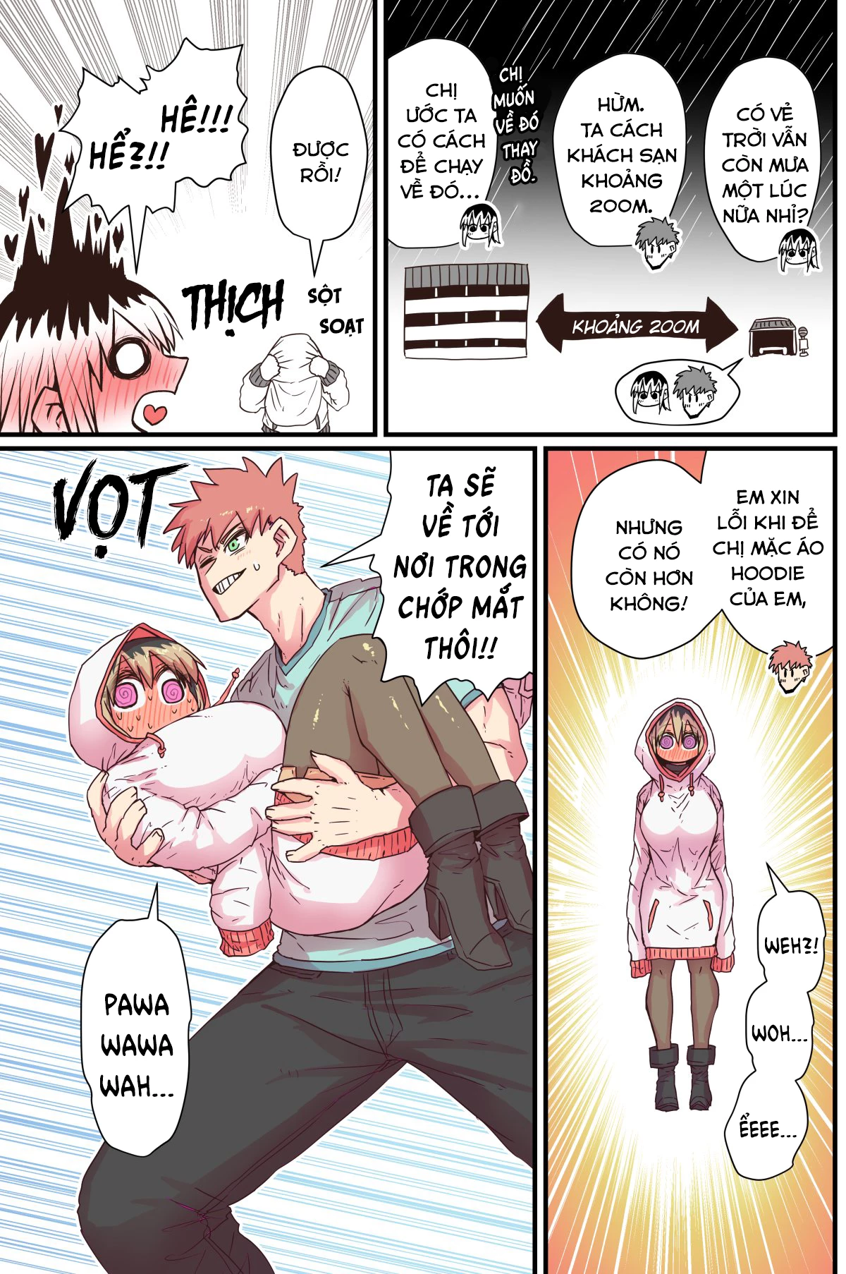 Bà Chị Goá Vợ Mít Ướt Nhà Bên Chapter 17 - 3