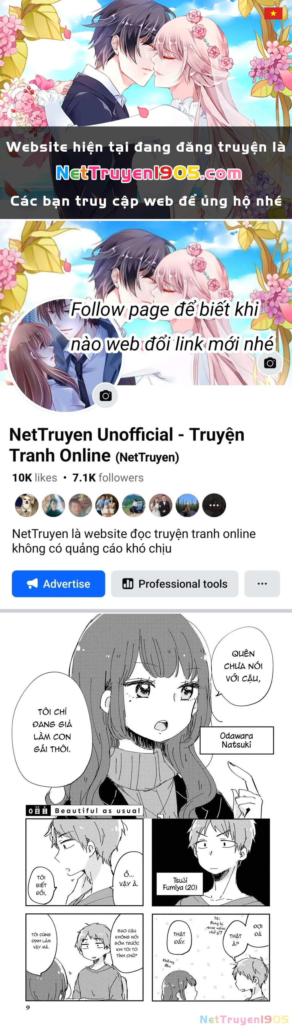 Natsuki-Kun Vẫn Xinh Đẹp Như Mọi Khi Chapter 0 - 1