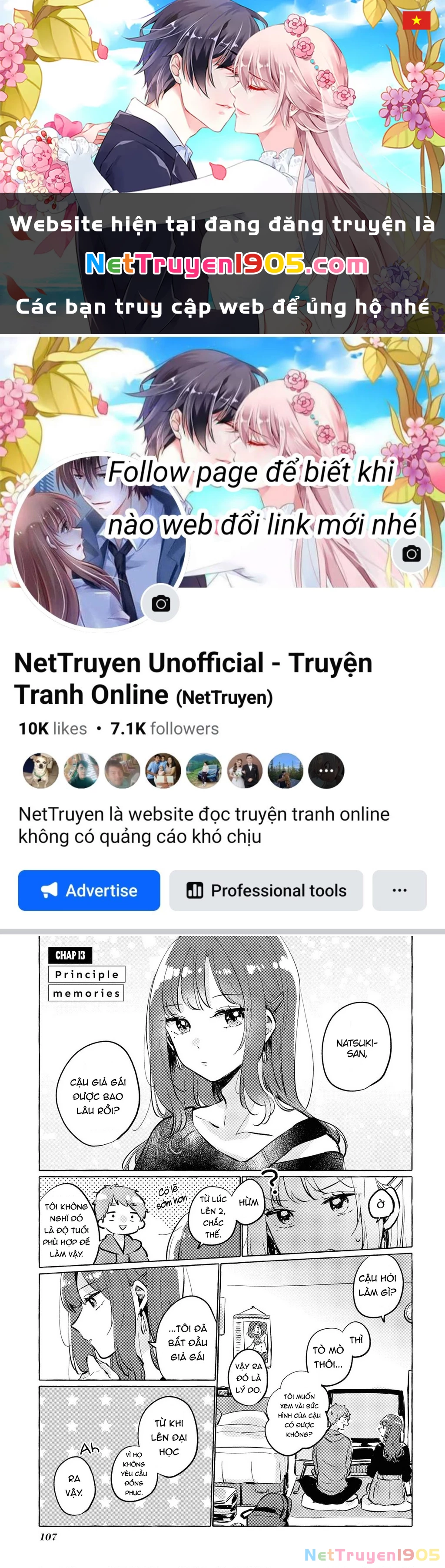 Natsuki-Kun Vẫn Xinh Đẹp Như Mọi Khi Chapter 13 - 1