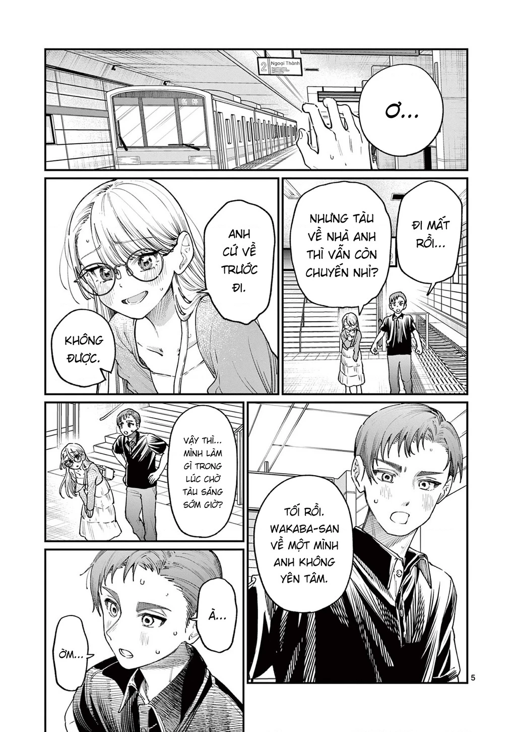 Tình yêu màu Lam nhà Wakaba Chapter 22 - 5