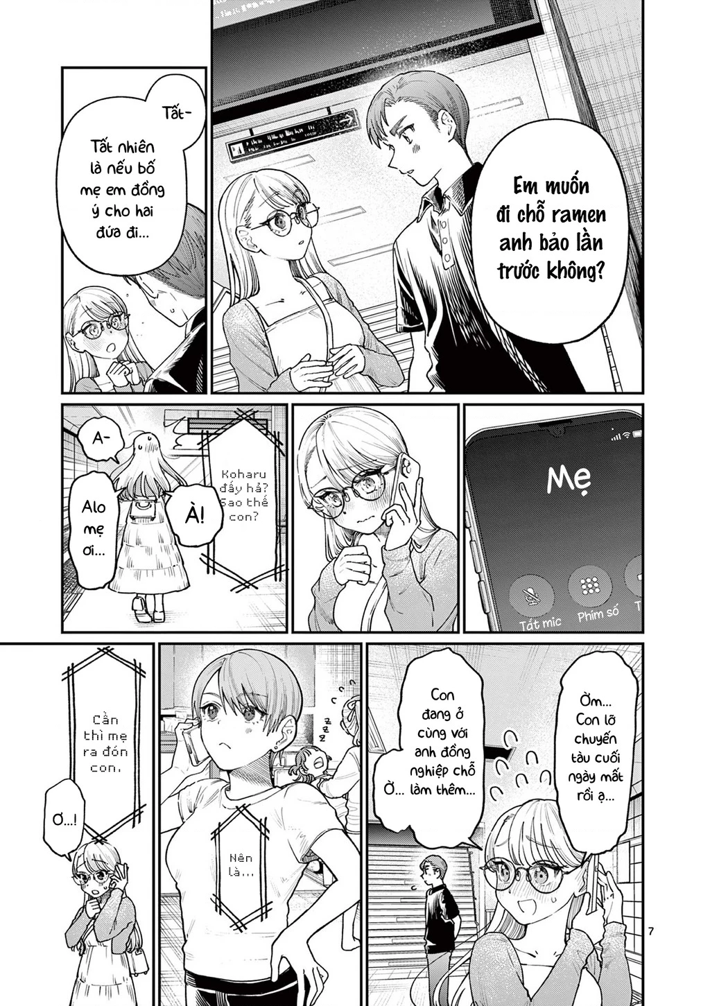 Tình yêu màu Lam nhà Wakaba Chapter 22 - 7