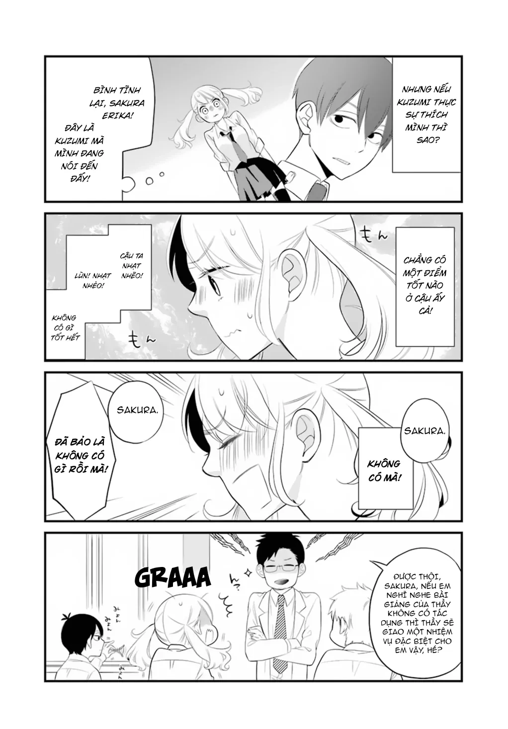 Kuzumi-kun, cậu không biết nhìn sắc mặt người khác sao? Chapter 0.1 - 10