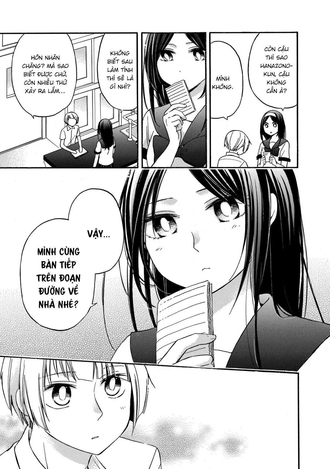 Hanazono And Kazoe's Bizzare After School Rendezvous Chapter 19 - 13