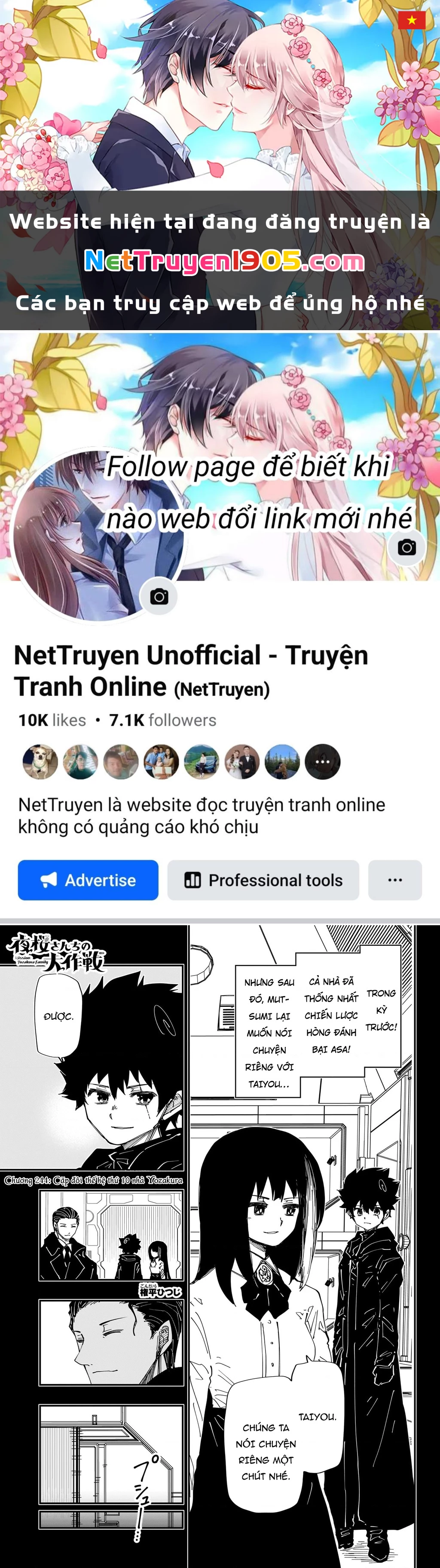 Gia Tộc Điệp Viên Yozakura Chapter 244 - 1