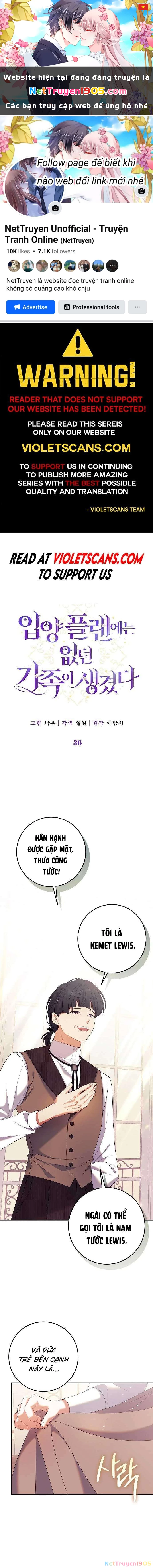 Tôi đã có một gia đình mới mà trước đó không nằm trong kế hoạch nhận nuôi. Chapter 36 - 1