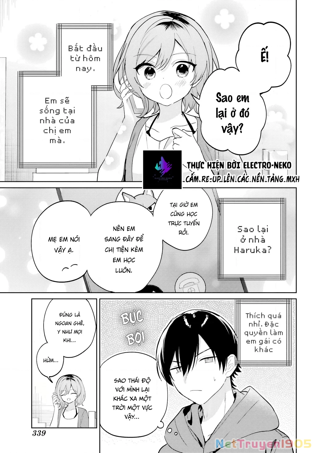 Tôi Sống Chung Với Cô Gái Đẹp Nhất Trường Trong Thời Buổi Học Online Chapter 15 - 9