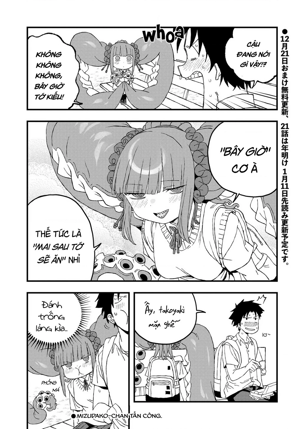 Không thể thoát khỏi Mizudako-chan! Chapter 20 - 21