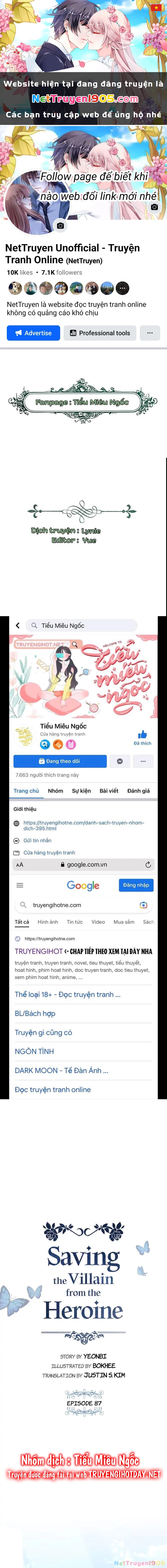 Cứu Vớt Nhân Vật Phản Diện Bị Nữ Chính Ruồng Bỏ Chapter 87 - 1
