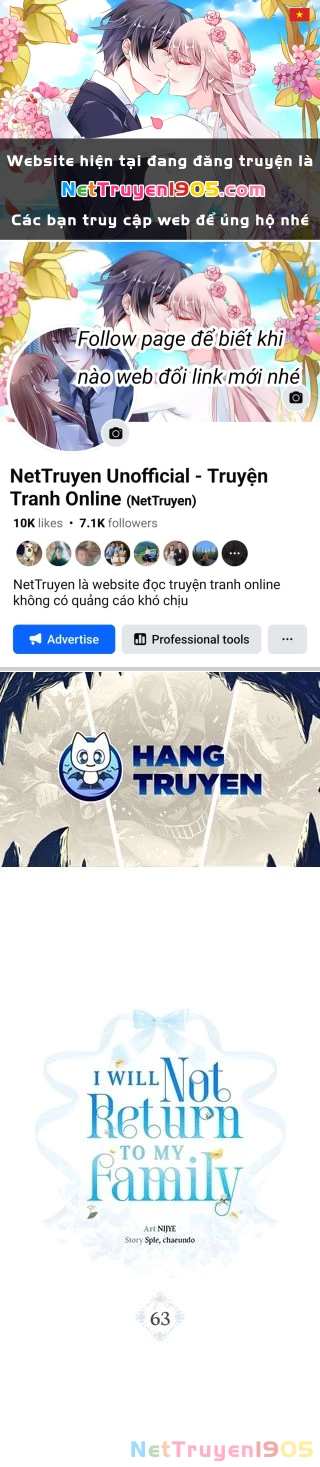 Không Bao Giờ Trở Về Gia Đình Đã Bỏ Rơi Tôi Chapter 63 - 1