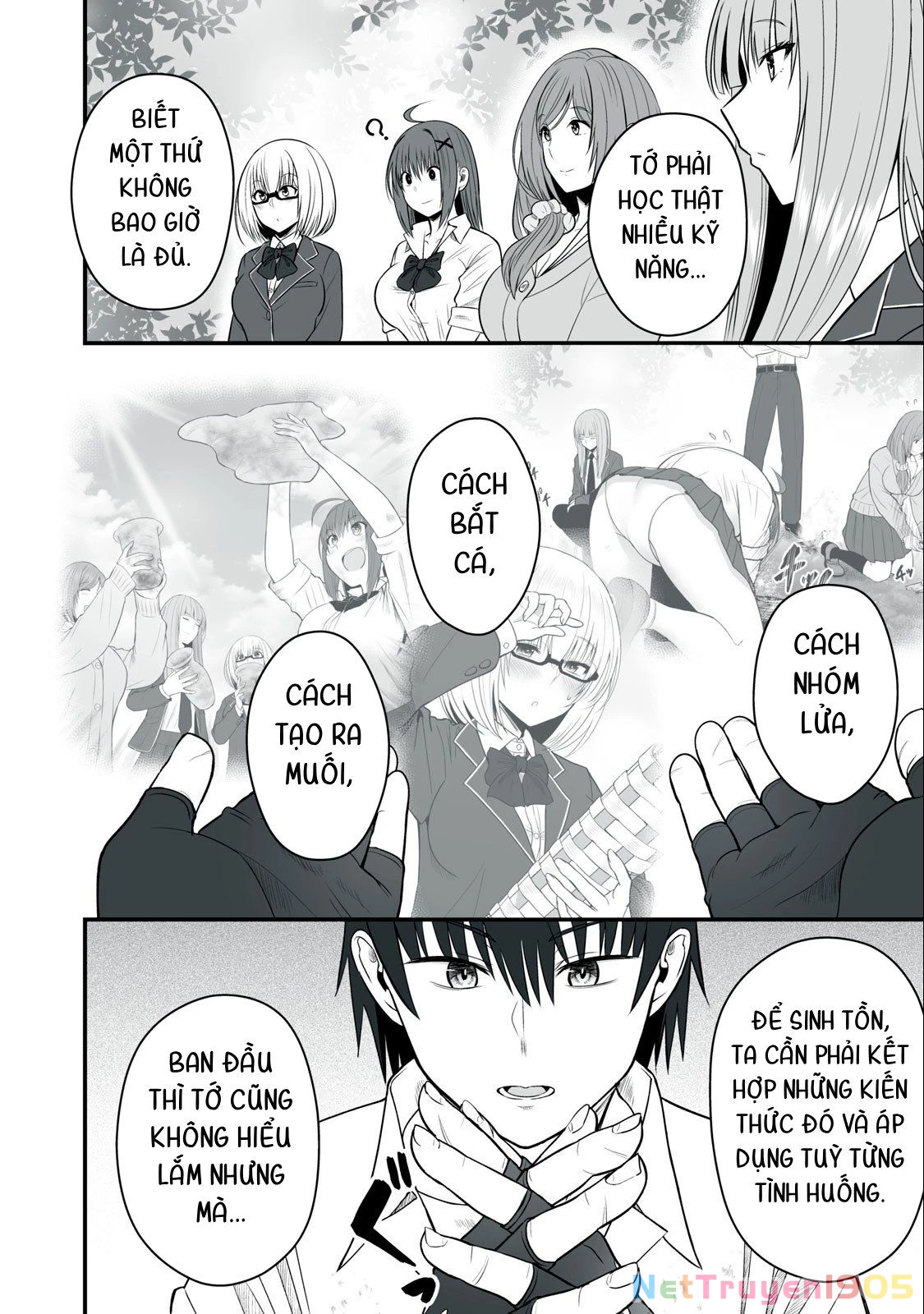 Isekai Raku Raku Survival: Seizon Skill Tsuwamono no Ore ga Bishoujo Shiri to Kurasu Mujintou Seikatsu Chapter 10 - 12