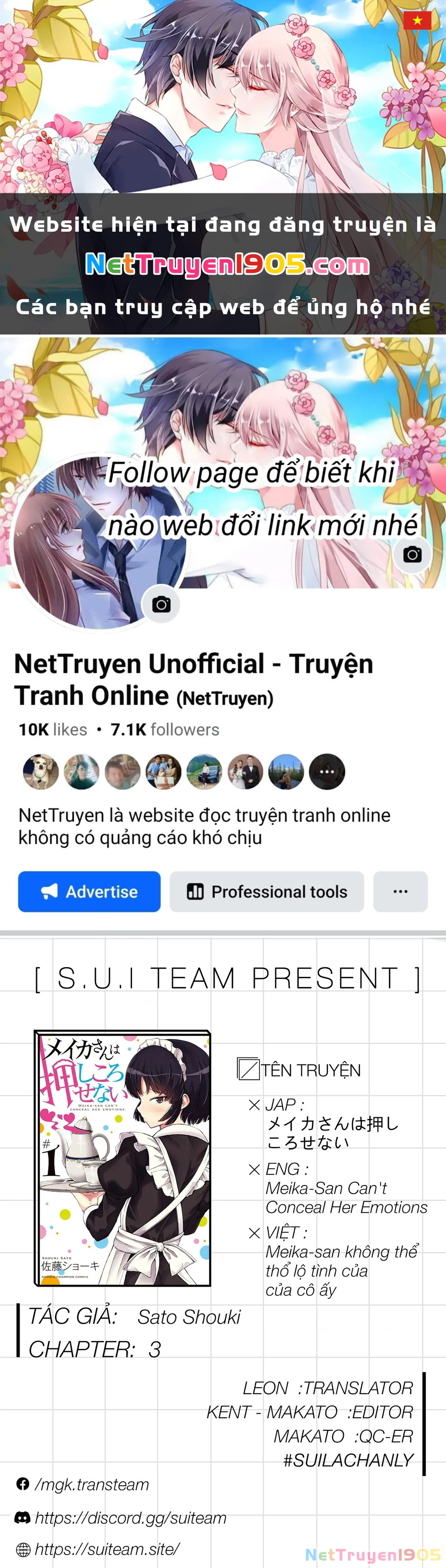 Meika-San Can't Conceal Her Emotions Chapter 3 - 1