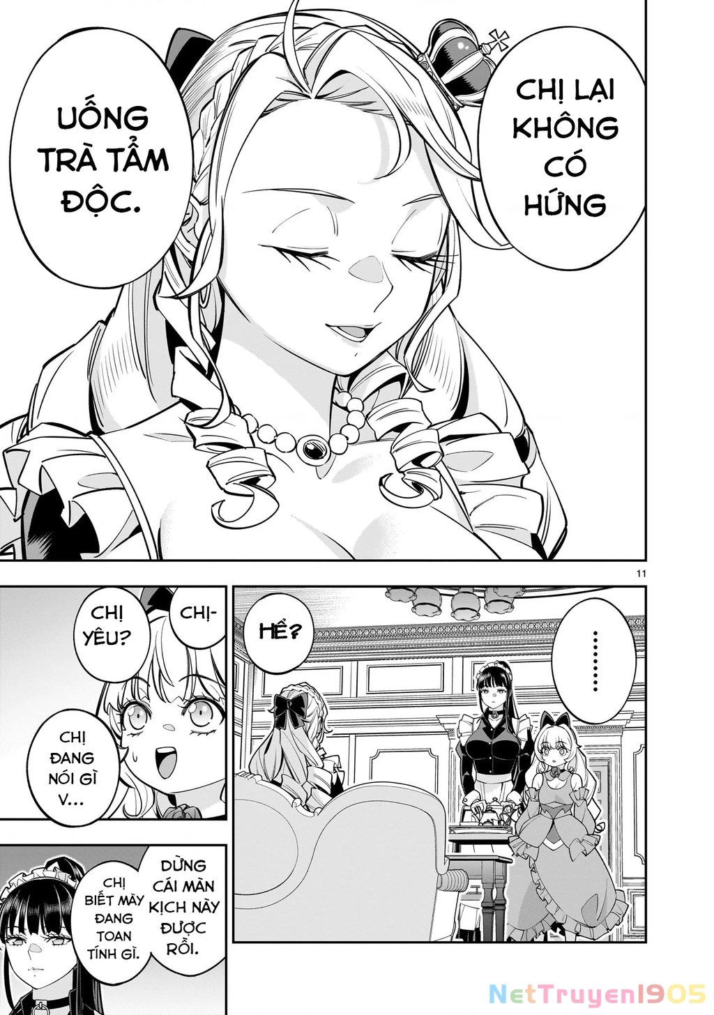 Sau khi trở về từ cõi chết, công chúa quyết định lập harem yuri để sinh tồn Chapter 7 - 11