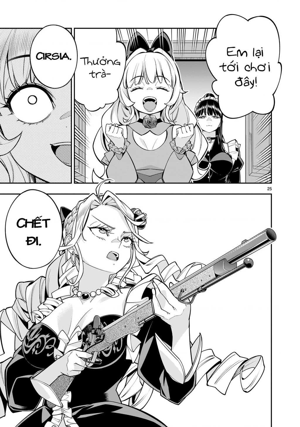 Sau khi trở về từ cõi chết, công chúa quyết định lập harem yuri để sinh tồn Chapter 7 - 25