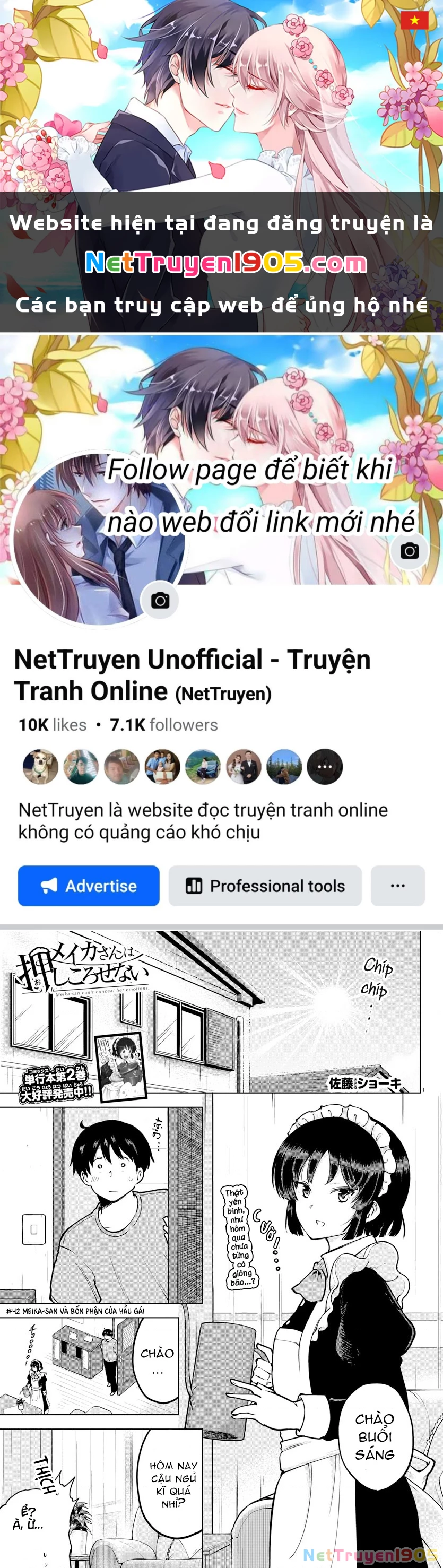 Meika-San Can't Conceal Her Emotions Chapter 42 - 1