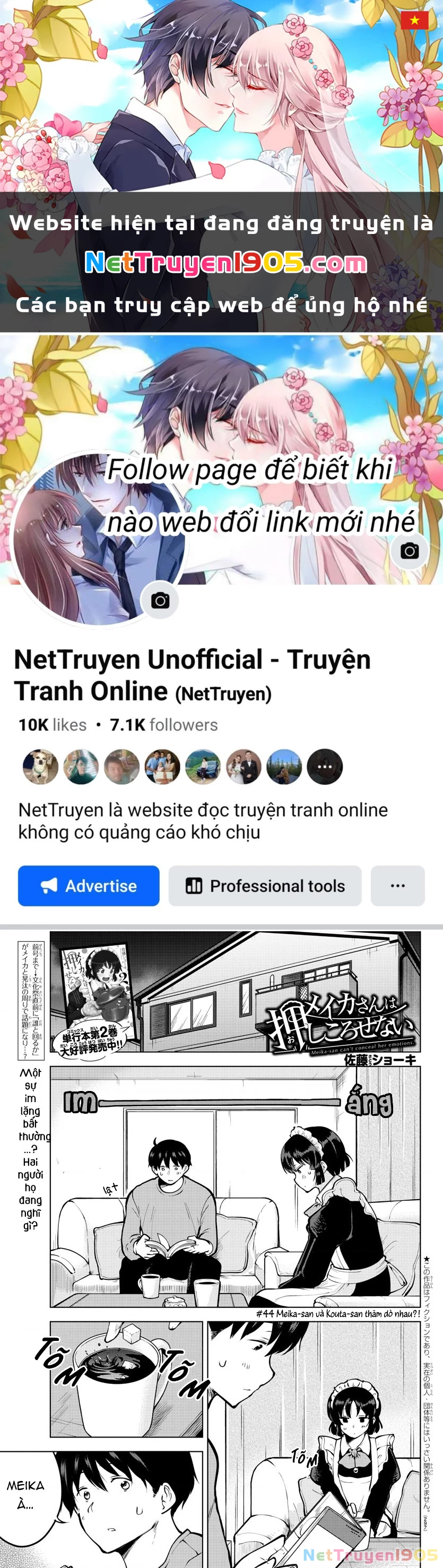 Meika-San Can't Conceal Her Emotions Chapter 44 - 1