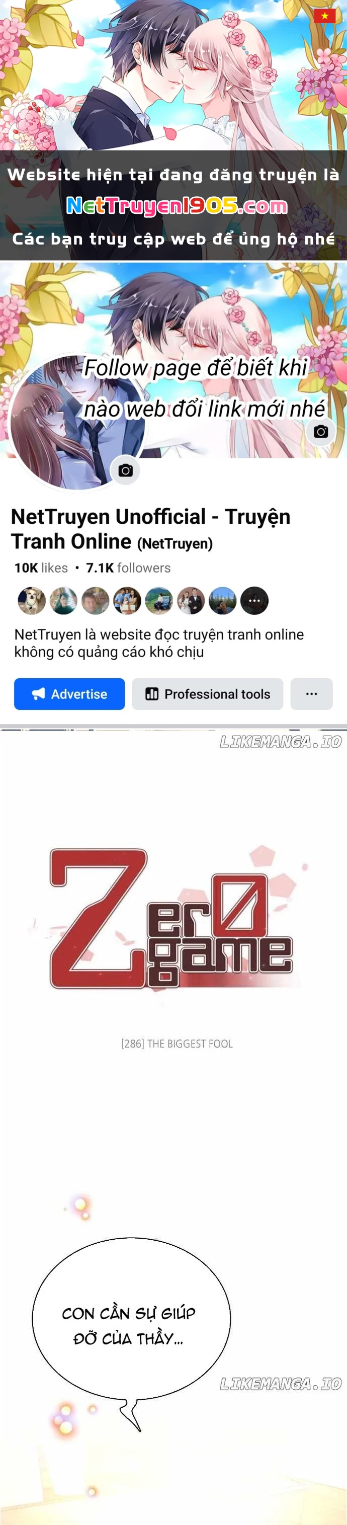 Zero Game Chapter 286 - 1
