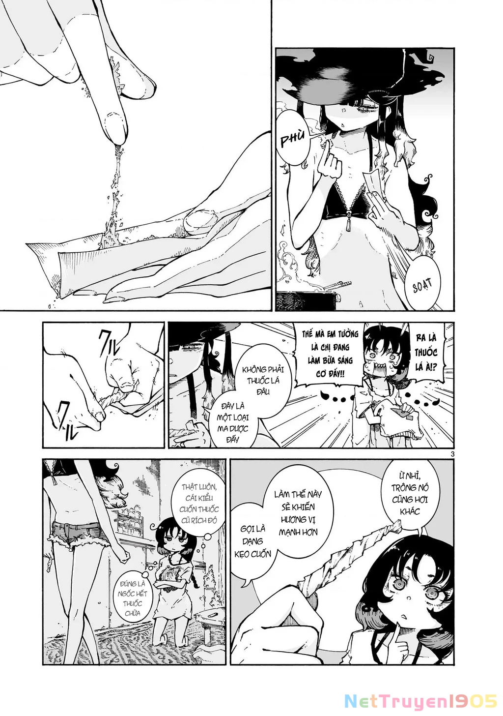 Majo to Kyurasu - Phù thủy phê pha Chapter 4.2 - 5