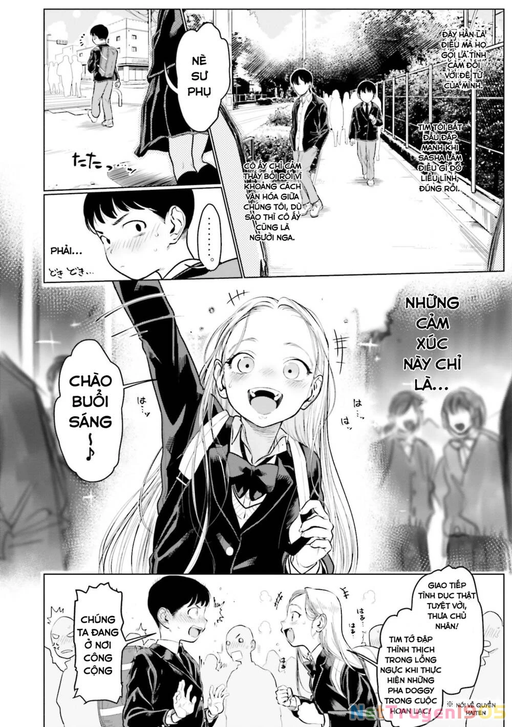 Bé Sơ Trung Sasha Và Thằng Bạn Otaku Cùng Lớp Chapter  13.6 - 4