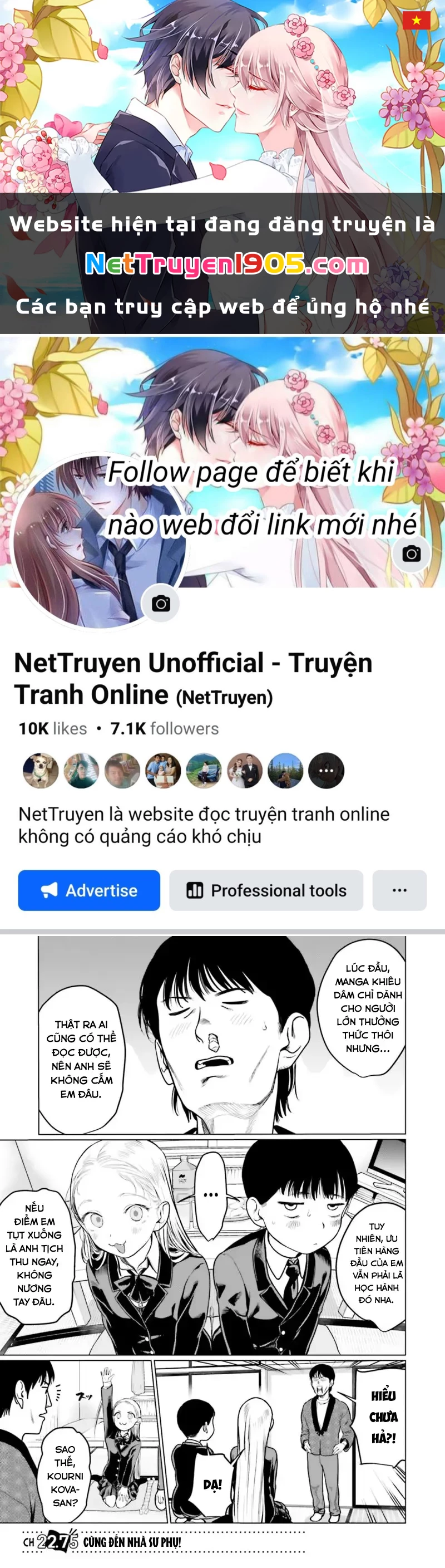 Bé Sơ Trung Sasha Và Thằng Bạn Otaku Cùng Lớp Chapter 22.75 - 1