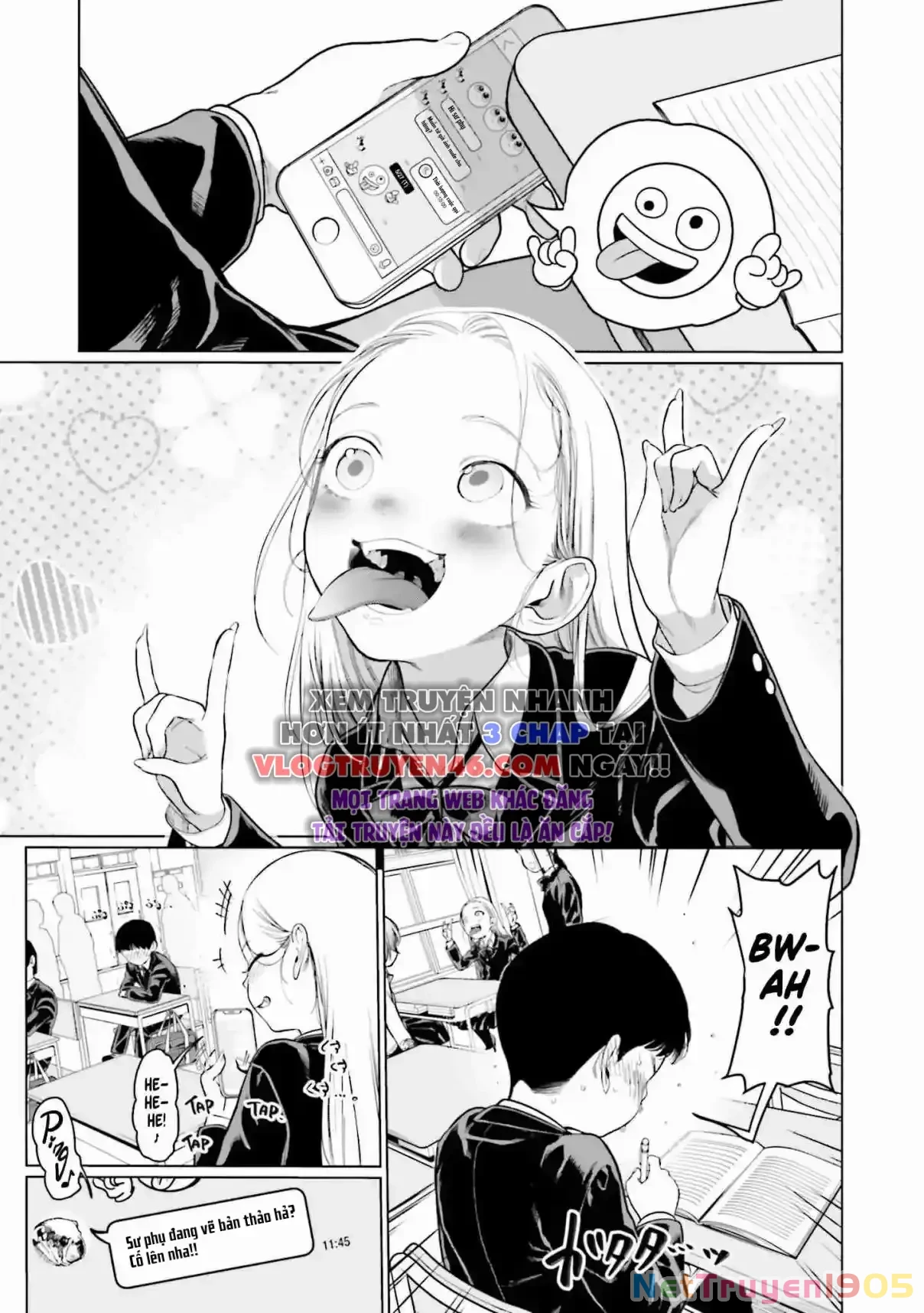 Bé Sơ Trung Sasha Và Thằng Bạn Otaku Cùng Lớp Chapter 23 - 3