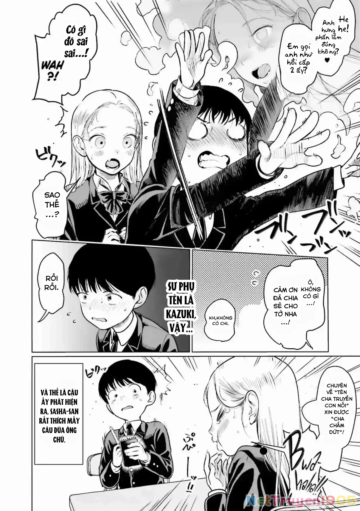 Bé Sơ Trung Sasha Và Thằng Bạn Otaku Cùng Lớp Chapter 24 - 4