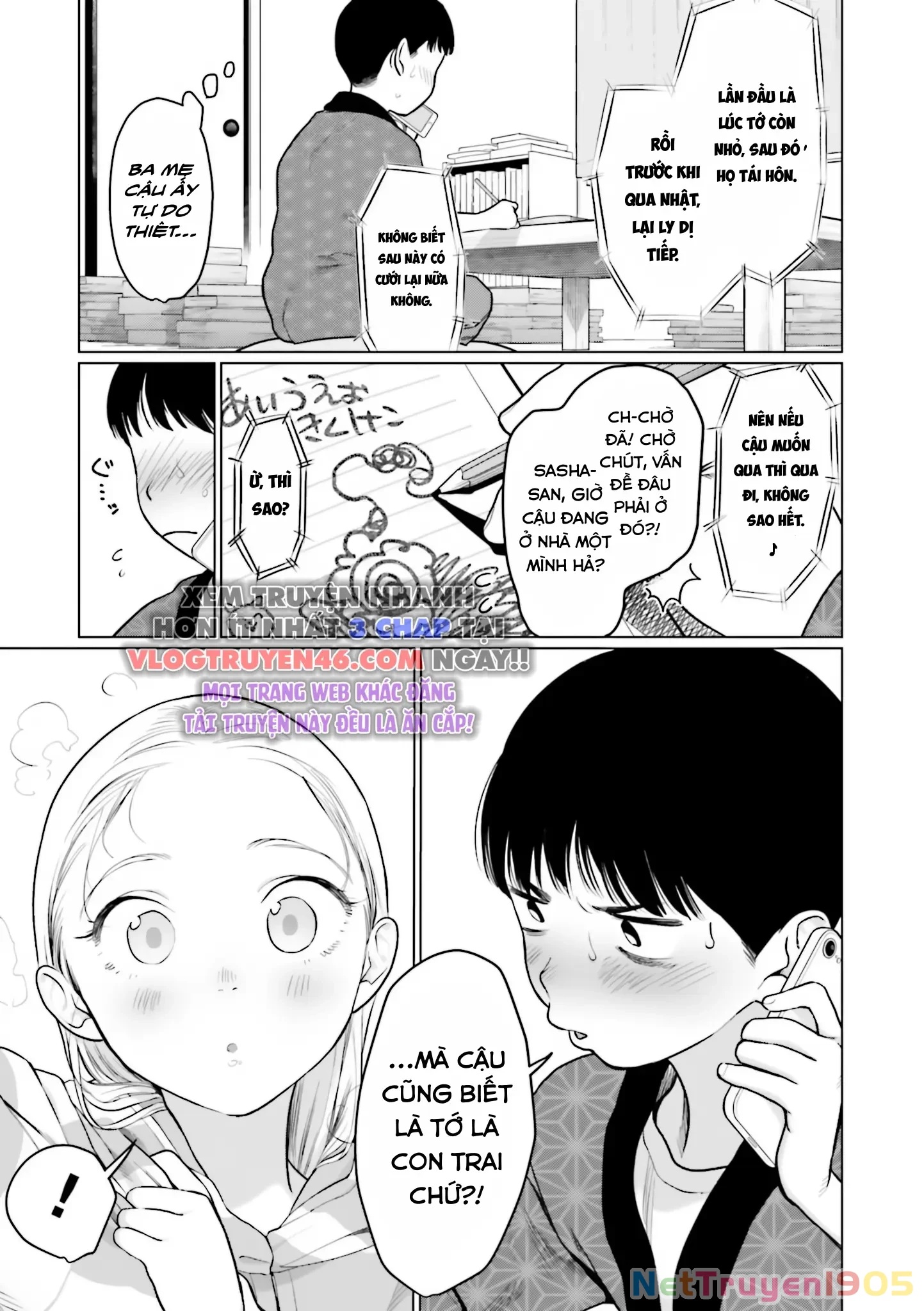 Bé Sơ Trung Sasha Và Thằng Bạn Otaku Cùng Lớp Chapter 29 - 8