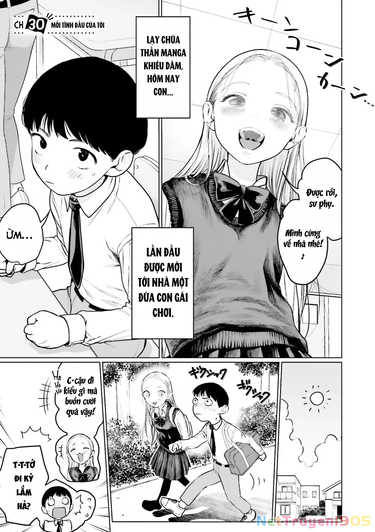 Bé Sơ Trung Sasha Và Thằng Bạn Otaku Cùng Lớp Chapter 30 - 2