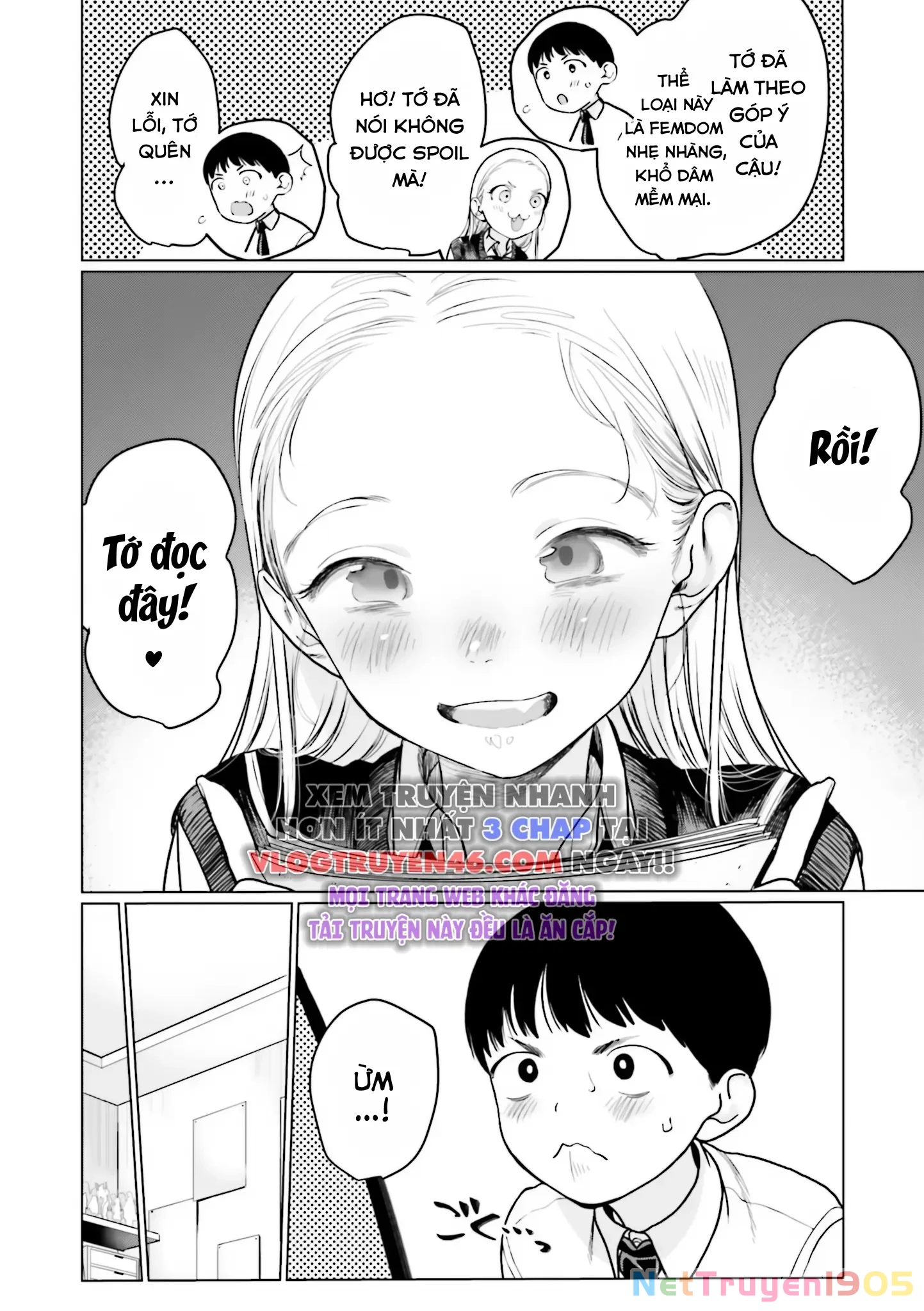 Bé Sơ Trung Sasha Và Thằng Bạn Otaku Cùng Lớp Chapter 30 - 9