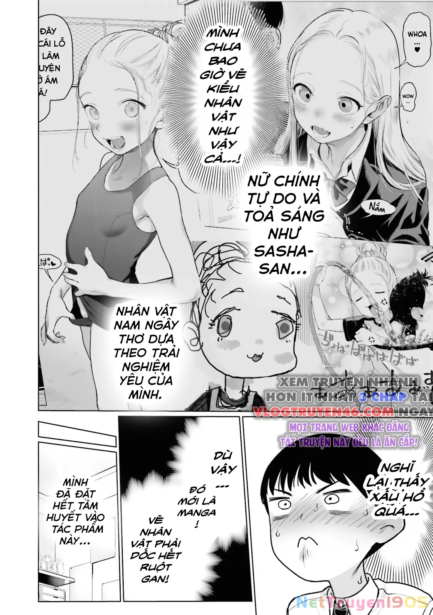 Bé Sơ Trung Sasha Và Thằng Bạn Otaku Cùng Lớp Chapter 30 - 11