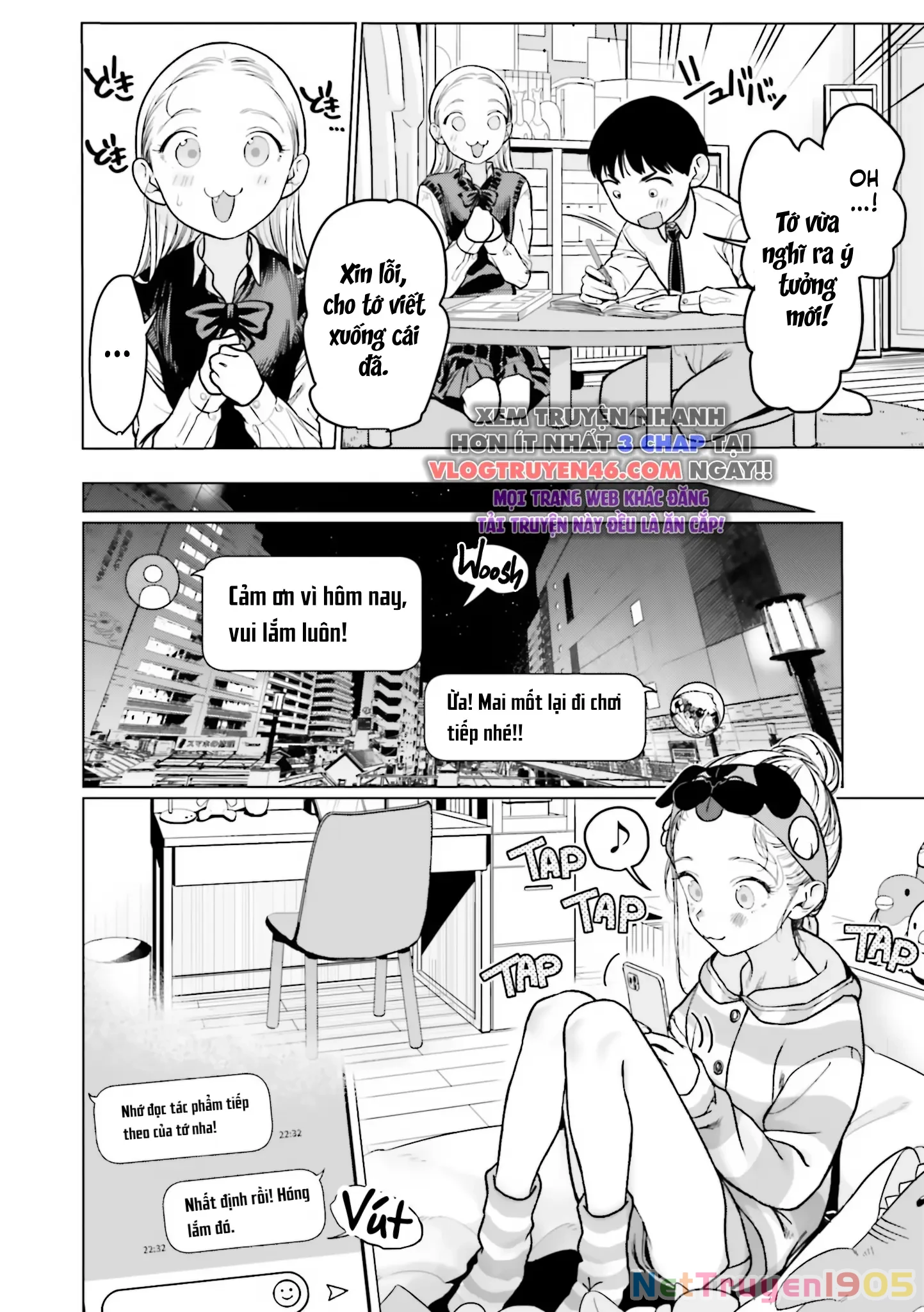 Bé Sơ Trung Sasha Và Thằng Bạn Otaku Cùng Lớp Chapter 30 - 17