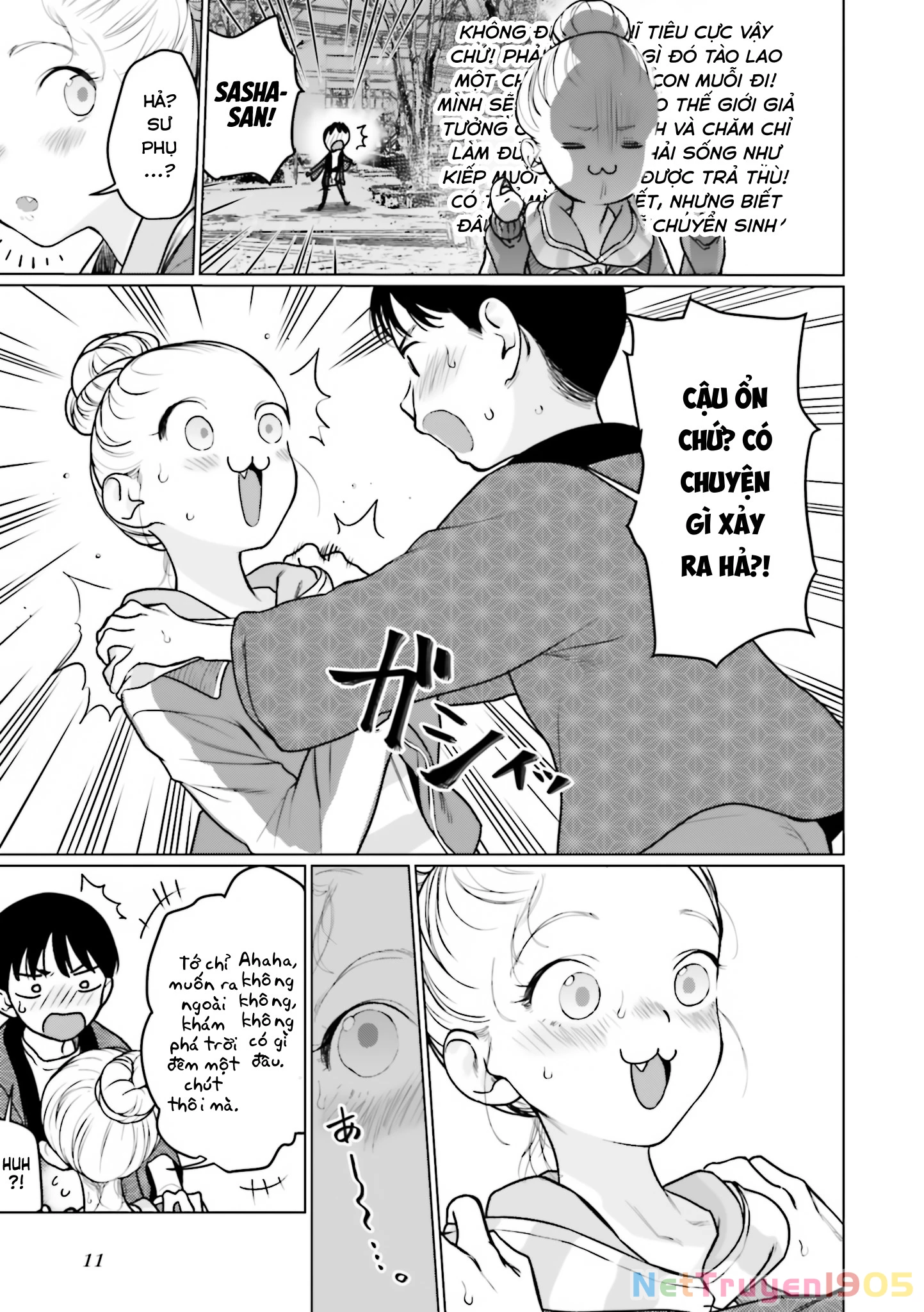Bé Sơ Trung Sasha Và Thằng Bạn Otaku Cùng Lớp Chapter 31 - 9