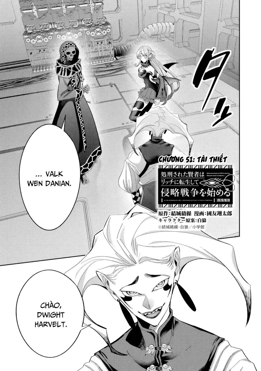 Shokei Sareta Kenja Wa Lich Ni Tensei Shite Shinryaku Sensou Wo Hajimaru Chapter 51 - 2