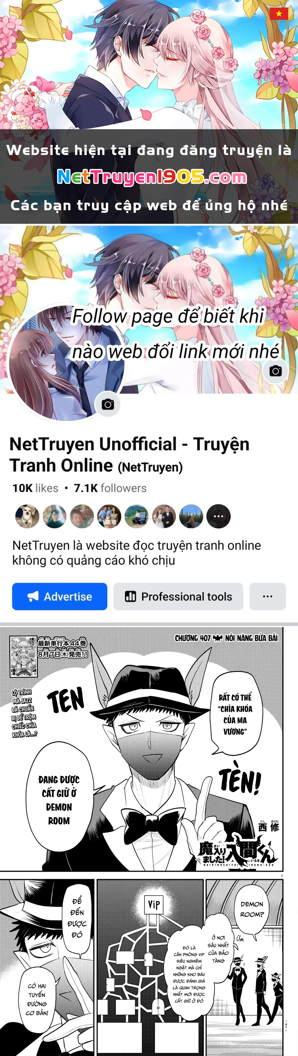 Chào Mừng Cậu Đến Trường Iruma-Kun Chapter 407 - 1