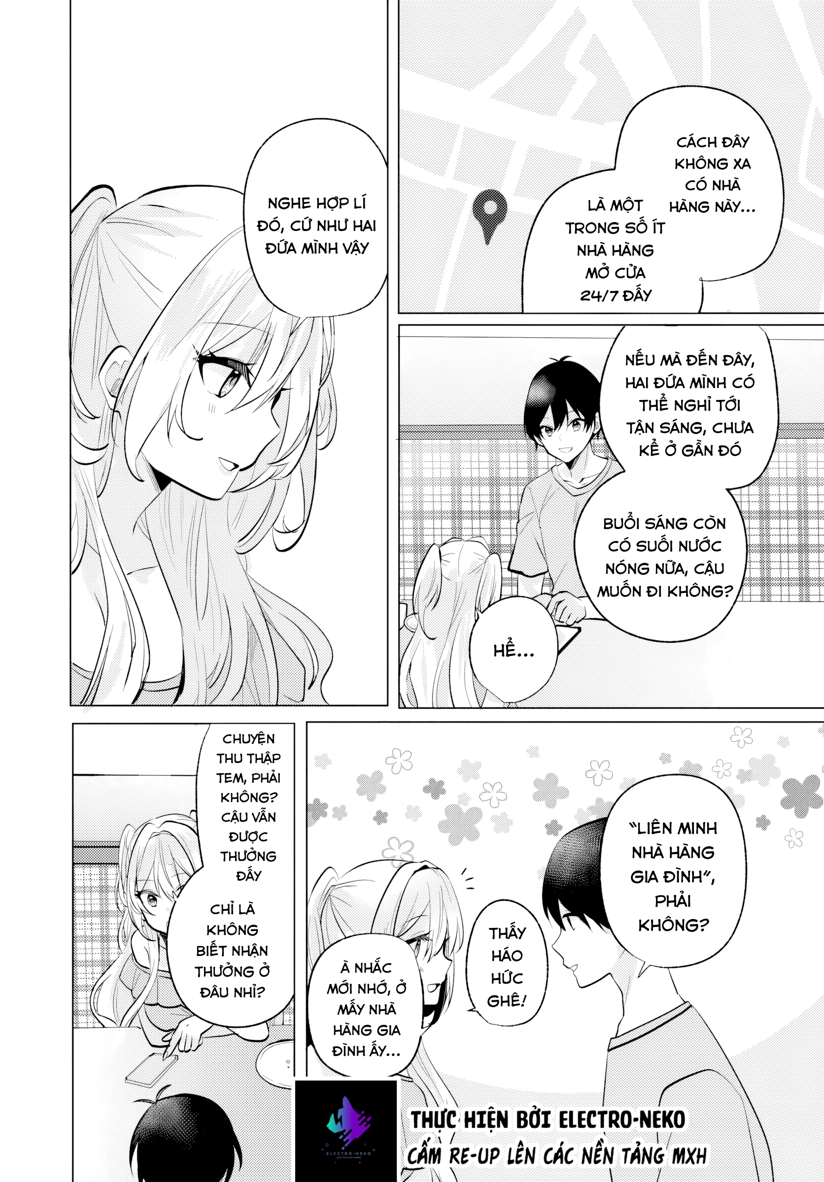 Sau giờ học, tại quán ăn gia đình, với cô bạn cùng lớp Chapter 8 - 12