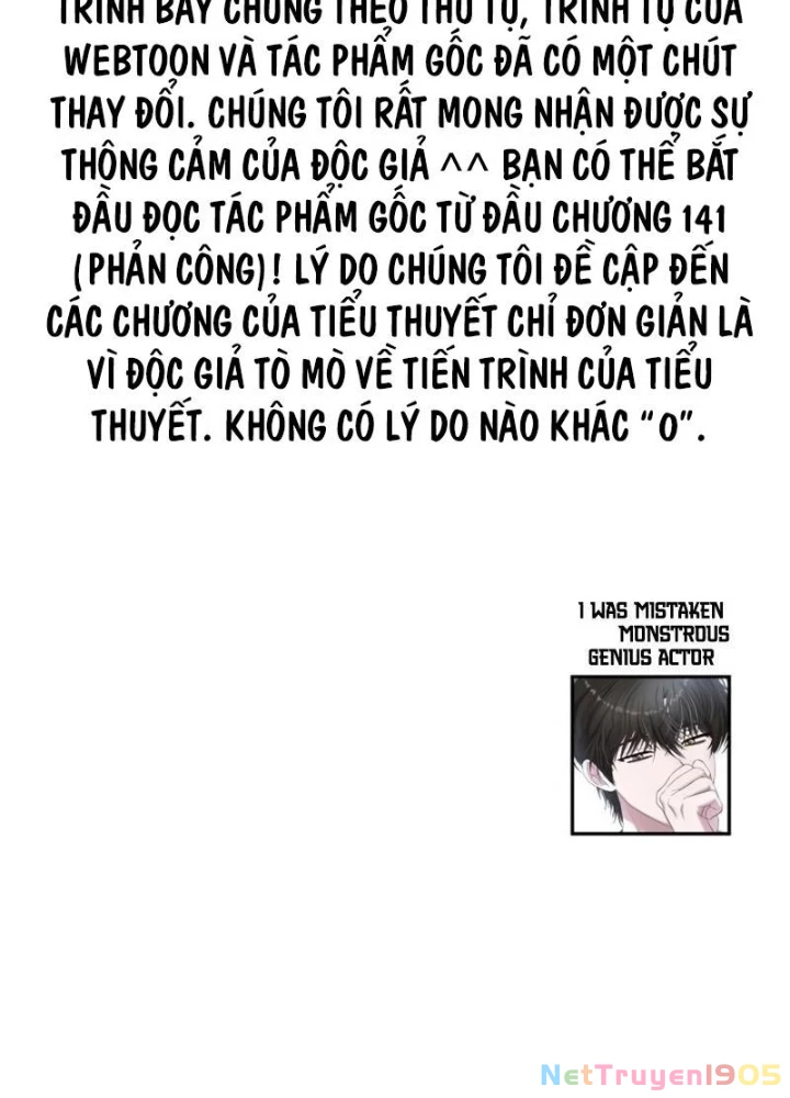 Tôi Bị Hiểu Lầm Là Diễn Viên Thiên Tài Quái Vật Chapter 61.1 - 201