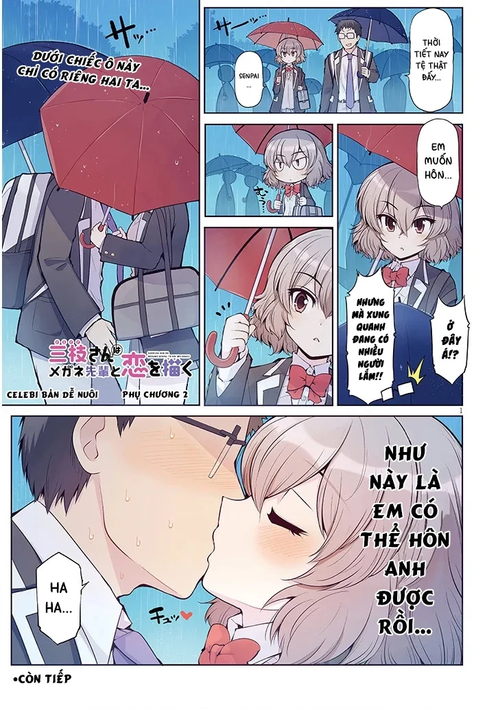 Saegusa-san wa Megane-senpai to Koi o Egaku Chapter 4.2 - 2