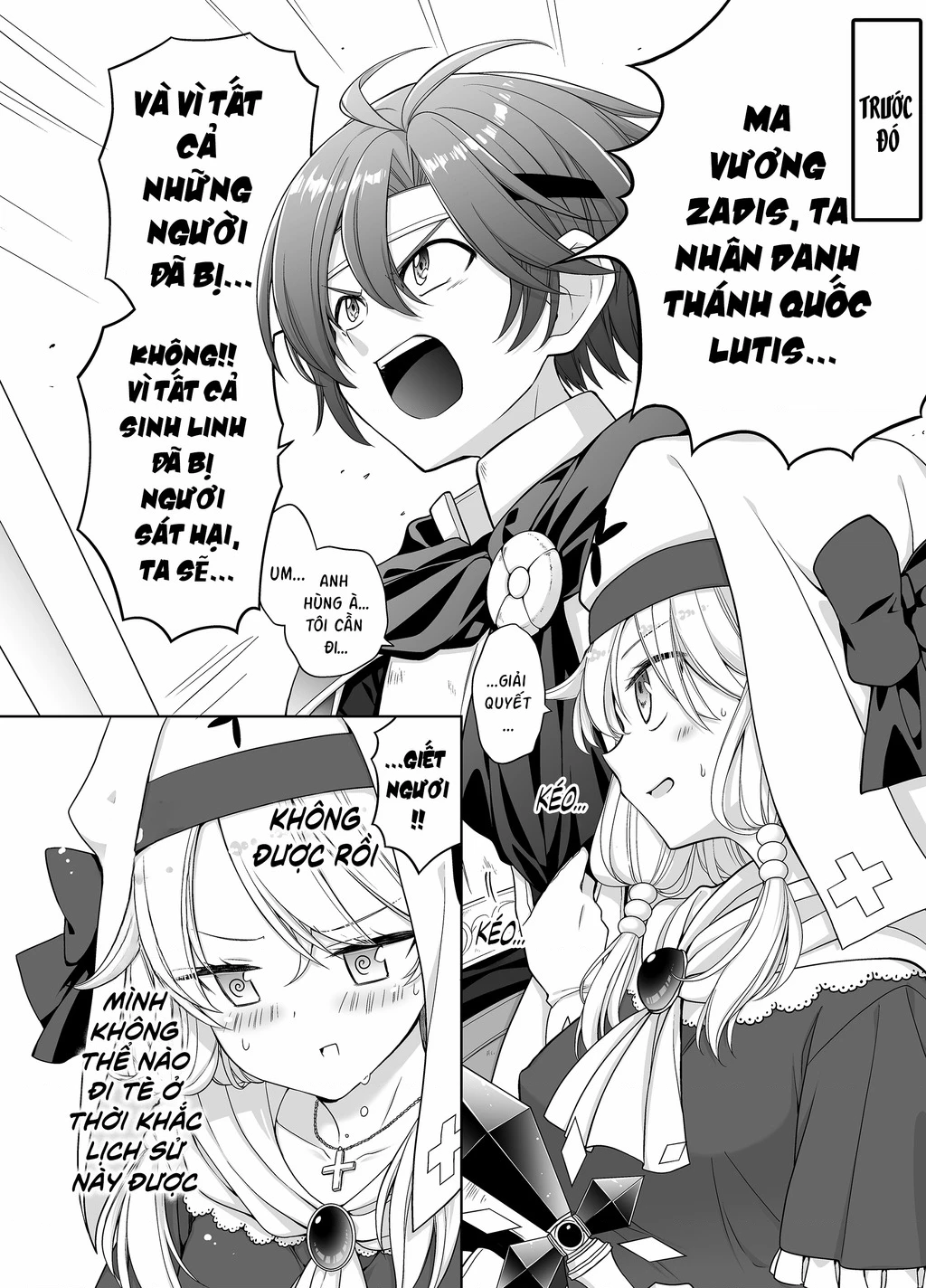 Healer-Chan Bỗng Dưng Mắc Ấy Ngay Trong Lúc Đại Chiến Với Ma Vương Chapter 2 - 3