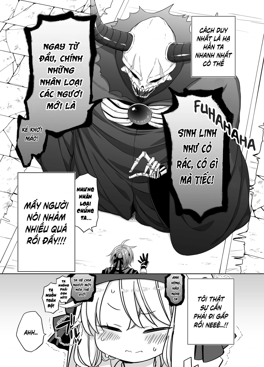 Healer-Chan Bỗng Dưng Mắc Ấy Ngay Trong Lúc Đại Chiến Với Ma Vương Chapter 2 - 4